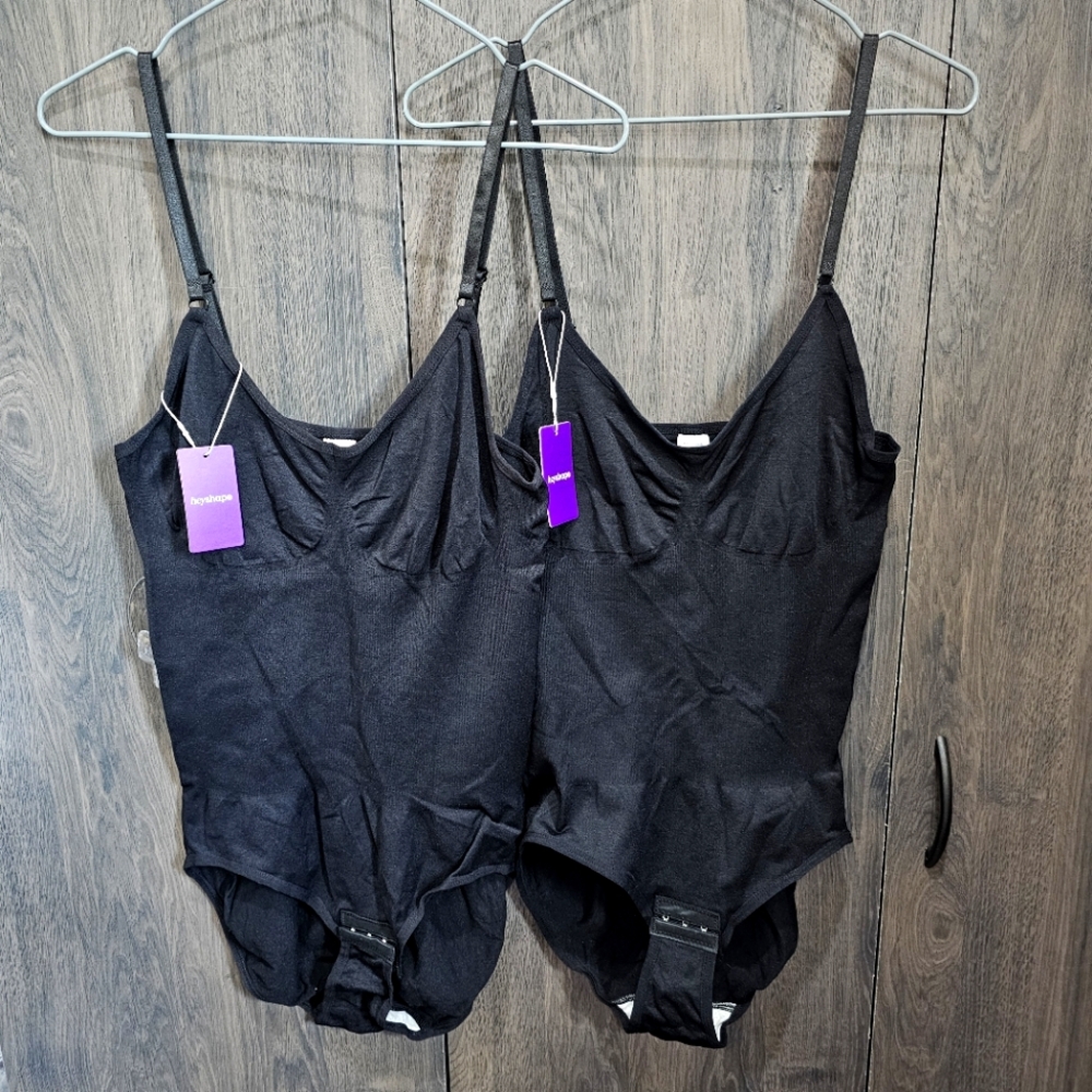 2 Snatched HeyShape Shapewear Bodysuit Size 2XL NWT BLACK Tik Tok Hey Shape